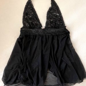 Victoria’s Secret halter sheer babydoll